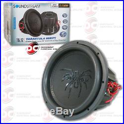 Soundstream T5.124 12 Tarantula Series Car Audio Dual 4-ohm Subwoofer 1000w Rms