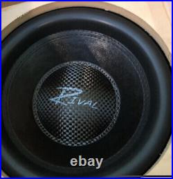 Speaker subwoofer 12 inch rival 2500. Rms Duel, Voice Coil Two Ohms Each