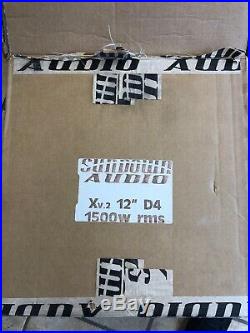 Sundown Audio X-12 V. 2 D4 Sub Pro 12 Dual 4-ohm 1500w Rms Bass Subwoofer New