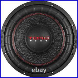 Toro Tech Audio Fierce15, 15 Inch 800 Watts RMS Dual 4 Ohm Car Subwoofer