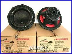 Two Audiopipe Txx-bdc1-12 12-inch 12 Dual 4-ohm Car Audio Subwoofer 600w Rms