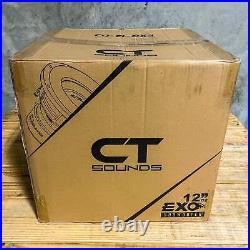 Used CT Sounds EXO-12-D2 3000 Watts RMS 12 Inch Car Subwoofer Dual 2 Ohm