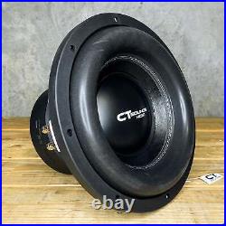 Used CT Sounds MESO-12-D2 1500 Watts RMS 12 Inch Car Subwoofer Dual 2 Ohm