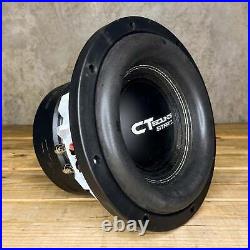 Used CT Sounds STRATO-10-D2 1250 Watts RMS 10 Inch Car Subwoofer Dual 2 Ohm