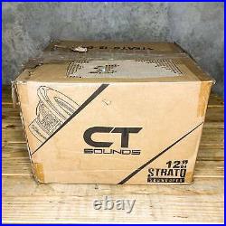 Used CT Sounds STRATO-12-D4 1250 Watts RMS 12 Inch Car Subwoofer Dual 4 Ohm
