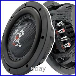 Warzone 10 Inch 1200 Watt Car Audio Shallow Subwoofer with 4 Ohm DVC Power (One)